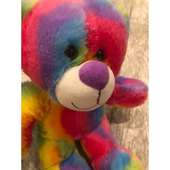 Rainbow Bear Kellytoy Plush Stuffed Animal 15" Tall Gay‎ Pride LGBTQ Teddy Toy - Picture 8 of 8
